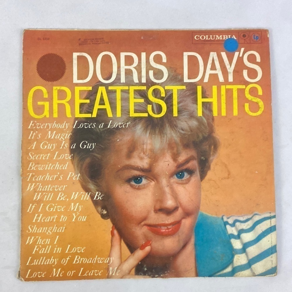 Doris Day Greatest Hits CL 1210 Columbia 6 Eye Vinyl Record LP